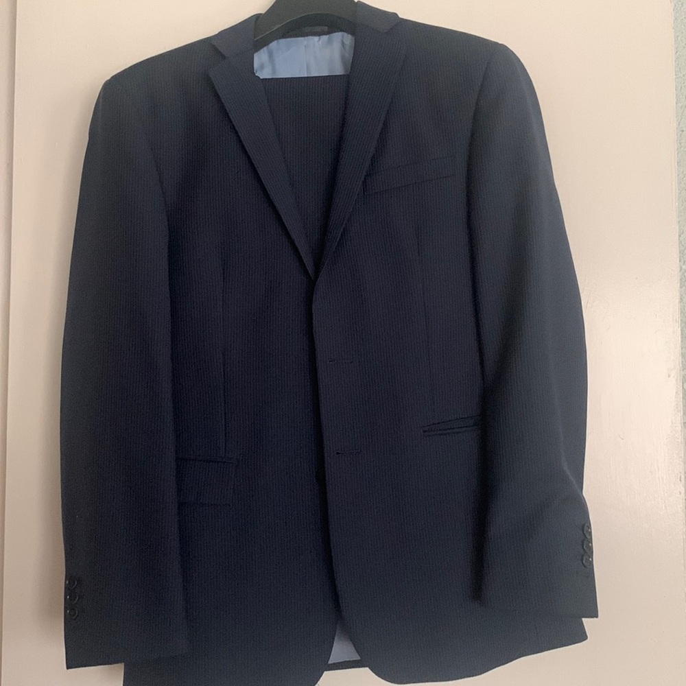 Charles Tyrwhitt stripped suit jacket with matching pants